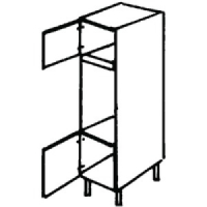 Wickes Inverness Double Oven Housing Unit 600mm