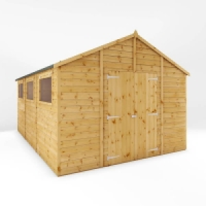 Homebase  Mercia 15ft x 10ft Premium Shiplap Modular Workshop Shed