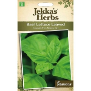 Johnsons Jekka Basil Lettuce Leaved Seeds