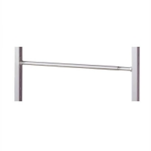 Homebase  Aura Wardrobe Storage Steel Telescopic Hanger Bar