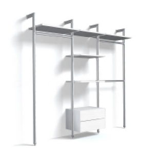 Homebase  Retail SpacePro Relax Modular Storage System 6 - White