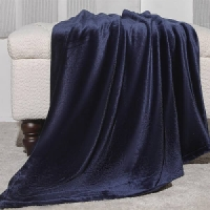 Fleece Throw - 120x150cm - Navy