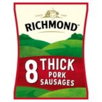 Morrisons  Richmond 8 Thick Pork Sausages