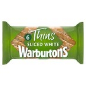Warburtons Soft White Sliced Sandwich Thins