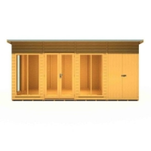 Shire Lela 16 ft x 8 ft Summerhouse with Storage Shed £1,804.99