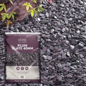 Stylish Stone Plum Slate 40mm, Large Pack - 19kg