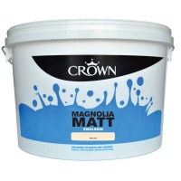 Homebase  Crown Matt Emulsion Paint Magnolia - 10L