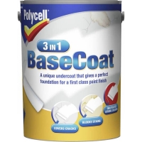 Homebase  Polycell 3 in 1 Basecoat - 5L