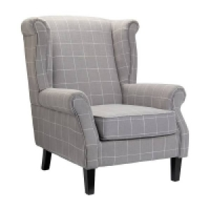 Chester Armchair - Grey Check