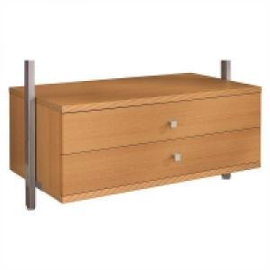 Aura Wardrobe Storage Large Drawers (W)900mm Oak