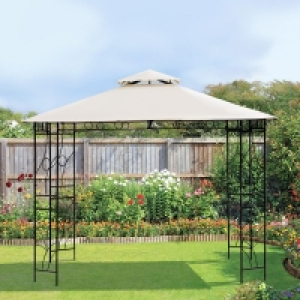 QDStores  Merion Garden Gazebo by Croft with a 3 x 3M Beige Canopy