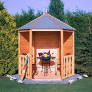 QDStores  Shire Gazebo Garden Arbour (7 x 6)