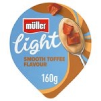 Morrisons  Muller Light Toffee Fat Free Yogurt 