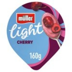 Muller Light Cherry Fat Free Yogurt £0.90
