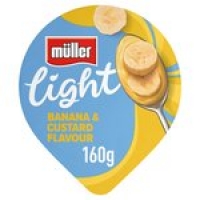 Morrisons  Muller Light Banana and Custard Fat Free Yogurt