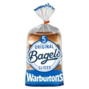 Warburtons Plain Bagels £1.35