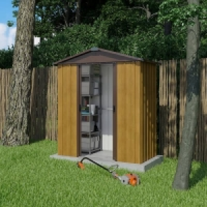 Homebase  Yardmaster 6x4.5ft Wood Effect Shed