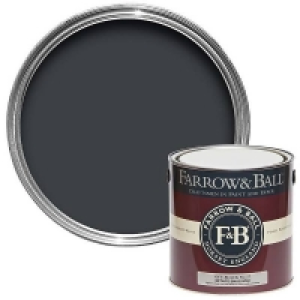 Farrow & Ball Estate Matt Emulsion Paint Off Black - 2.5L