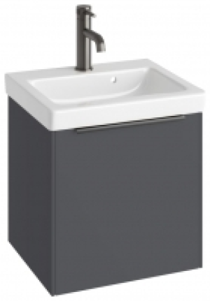 Wickes  Abacus Concept Matt Grey S3 Vanity Unit & Basin - 450mm