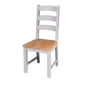 Lucerne Dining Chair Oak Light grey £69.00
