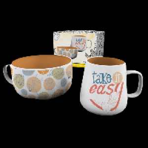 QDStores  Looney Tunes Breakfast Set Bowl & Mug