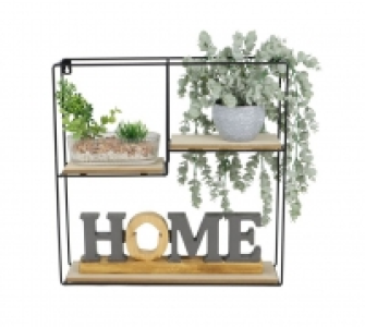 At Home Multi Section Shelf Black
