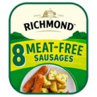 Morrisons  Richmond 8 Meat Free Vegan Sausages