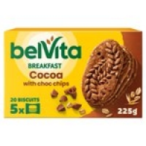 BelVita Breakfast Biscuits Cocoa with Chocolate Chips 5 Pack £1.25