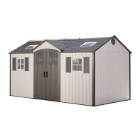 RobertDyas  Lifetime 15 Ft X 8 Ft Outdoor Storage Shed - Brown/Beige