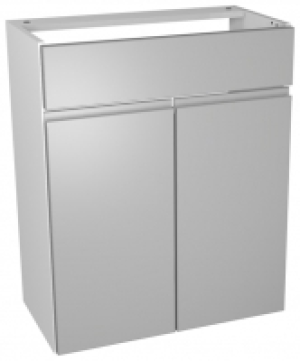 Wickes  Wickes Hertford Dove Grey Vanity Unit - 600 x 735mm