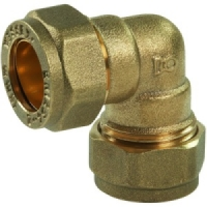 Wickes Compression Elbow 15mm Pack 2