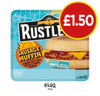 Budgens  Rustlers Sausage Muffin