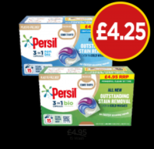 Budgens  Persil Pods Non-Bio, Bio