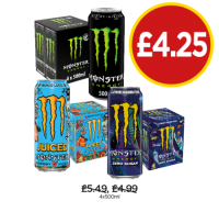 Budgens  Monster Energy, Juiced, Lewis Hamilton