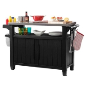 Keter Unity Double BBQ Table - Anthracite Grey £234.99