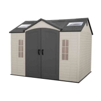 RobertDyas  Lifetime 10 Ft. X 8 Ft. Outdoor Storage Shed - Brown/Beige