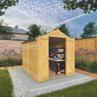 RobertDyas  Mercia Overlap Apex Double Door Value Shed - 8 x 6