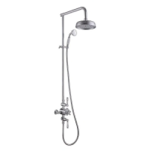 Homebase  Bathstore Bensham 1895 Thermostatic Shower - Chrome