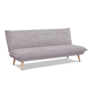 Homebase  Reid Cord Click Clack Sofa Bed - Grey