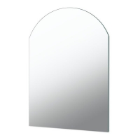 Homebase  Arched Wall Mounted Bathroom Mirror - 50 x 70cm