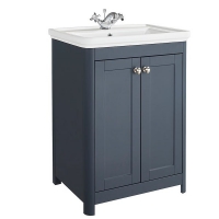 Homebase  Country Living Wicklow 600 Basin Unit - Navy