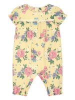 LittleWoods Monsoon Baby Girls Floral Romper - Yellow