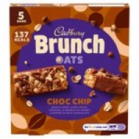 Morrisons  Cadbury Brunch Choc Chip Chocolate Bar Multipack 5 Pack