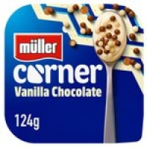 Muller Corner Vanilla Yogurt with Chocolate Balls £0.50