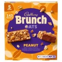 Morrisons  Cadbury Brunch Peanut Chocolate Bar Multipack 5 Pack