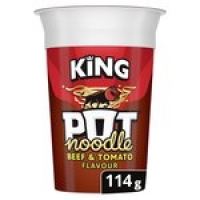 Morrisons  King Pot Noodle Beef & Tomato