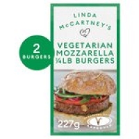 Morrisons  Linda McCartneys Mozzarella Quarter Pounder Burger