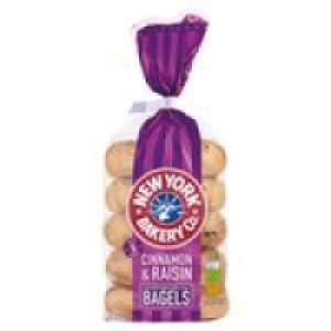 Morrisons  New York Bakery Co. Cinnamon & Raisin Bagels