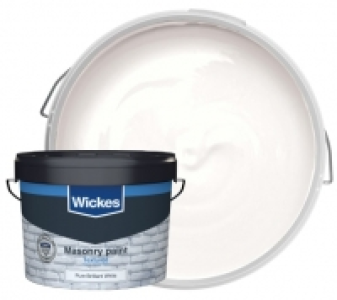 Wickes Masonry Textured Pure Brilliant White 10L