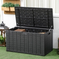 QDStores  Outsunny 336 Litre Extra Large Outdoor Garden Storage Box